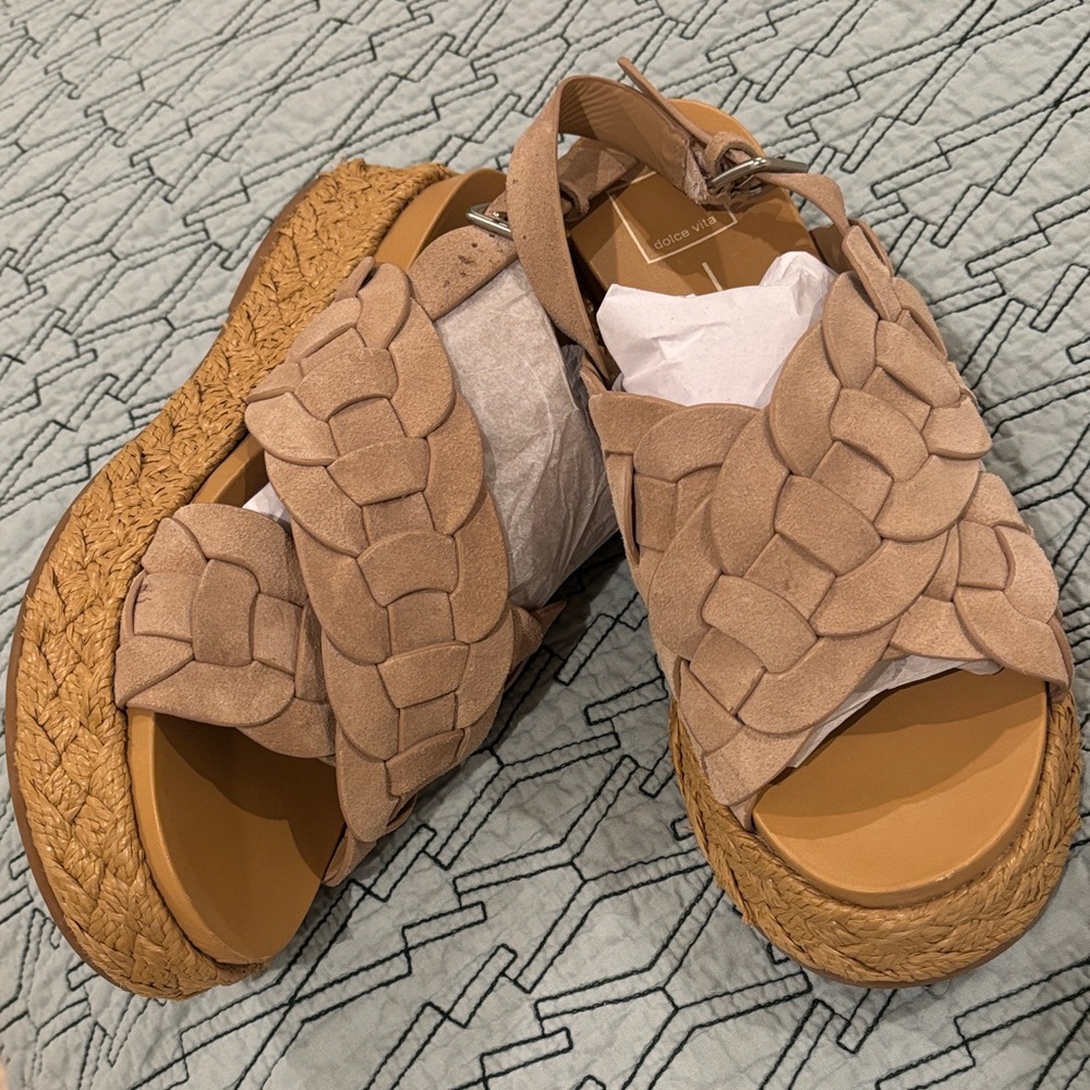 Dolce Vita Braided Tan Espadrilles
